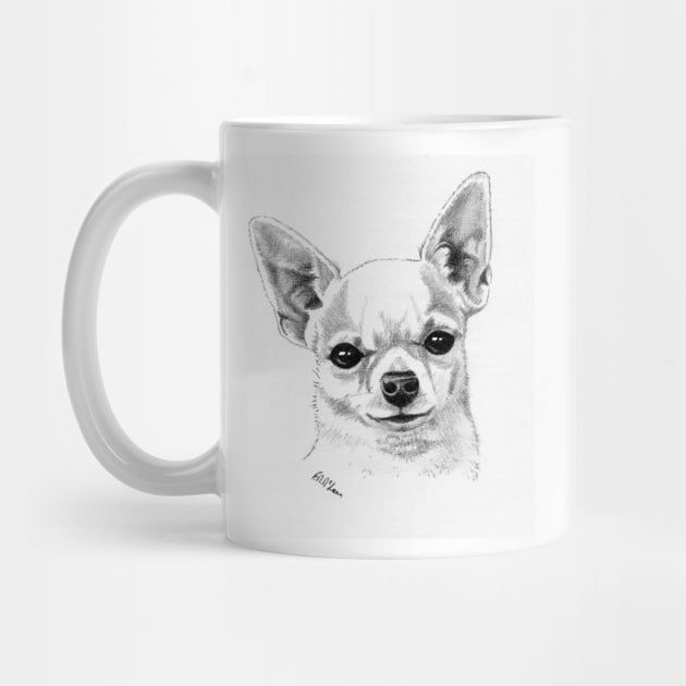 Proud champion smoothcoat chihuahua! by fionahooperart